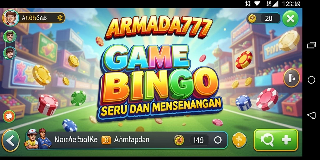 Tampilan gameplay seru dalam permainan Bingo ARMADA777.