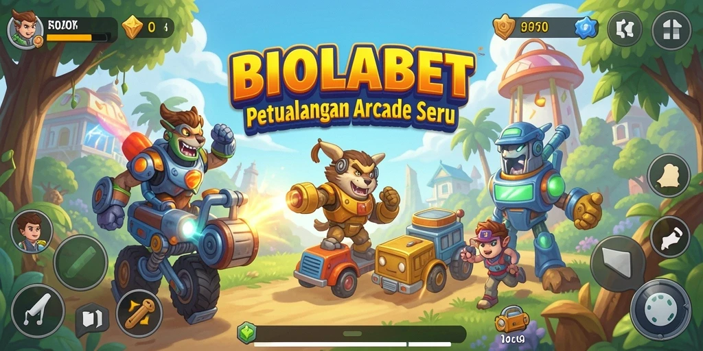 Tampilan gameplay seru dan menantang dari BIOLABET.