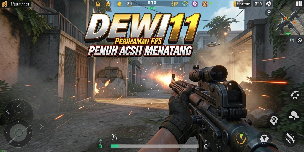 Screenshot gameplay DEWI11 menampilkan aksi pertempuran yang intens.