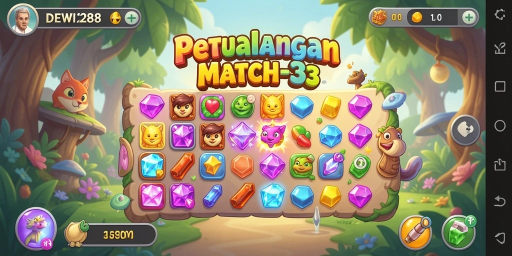 Tampilan menarik dari gameplay DEWI288 yang seru dan kompetitif.