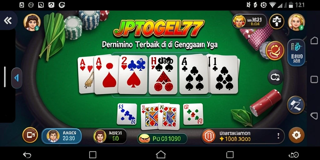Tampilan gameplay seru di JPTOGEL77 dengan berbagai pilihan mode Domino.