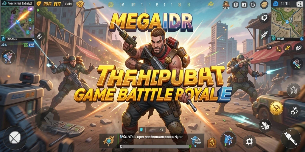 Gameplay seru dalam pertempuran Battle Royale di MEGAIDR.