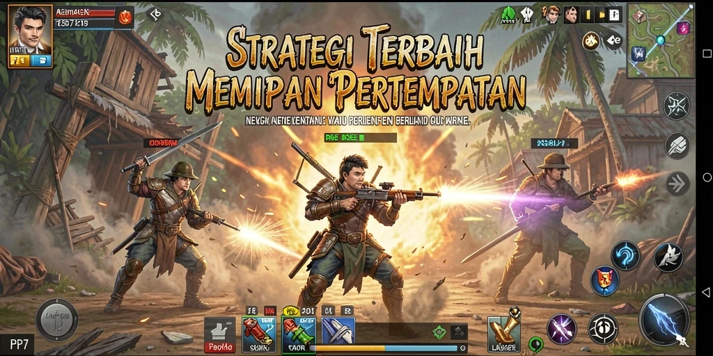 Gameplay PP7 yang mendebarkan dengan berbagai strategi.