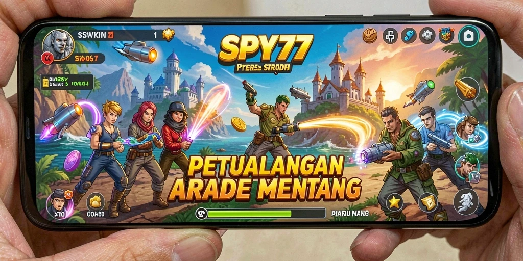 Tampilan gameplay menarik dari SPY77 dengan aksi yang seru.